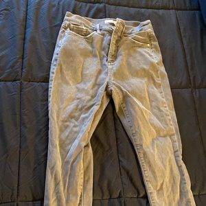 LOFT gray jeans